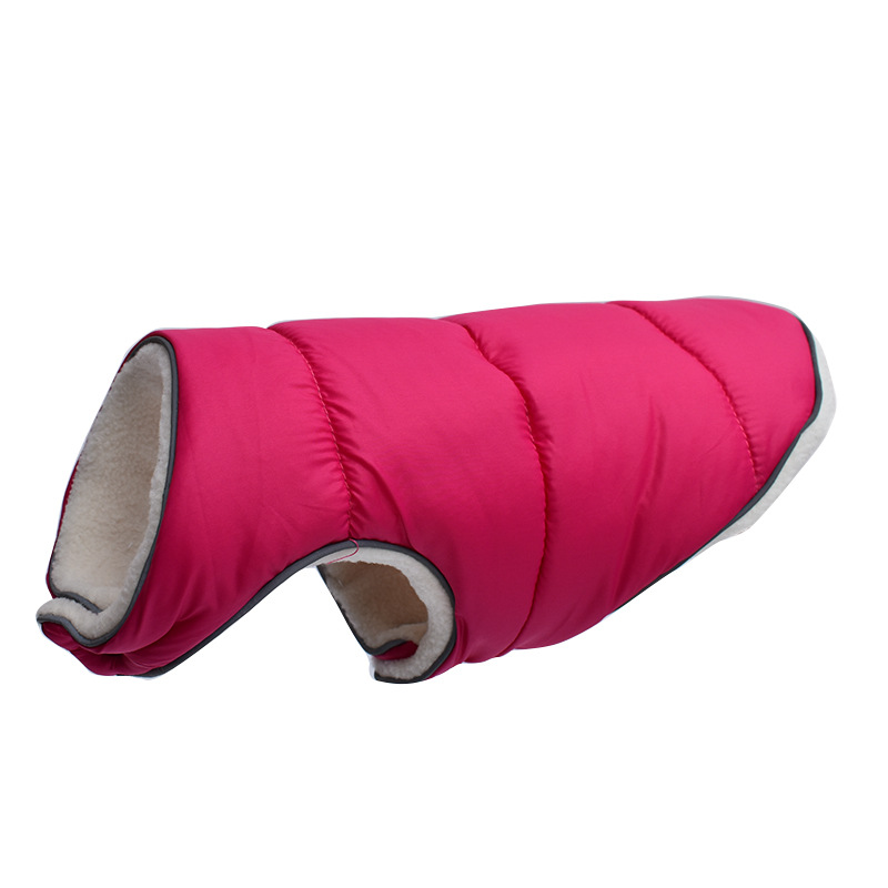 Doudoune Glacera rose pour chien, chaude et imperméable