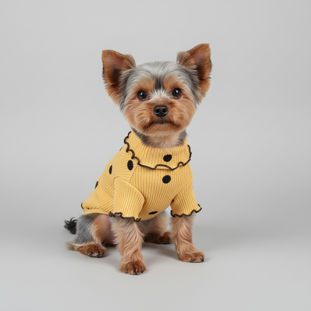 Pull Pearly pour chien, en maille douce et élégante