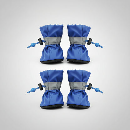 Chaussure pour chien imperméable bleu