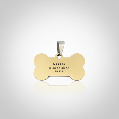 Médaille pour Chien – Pet ID Personnalisable avec Gravure