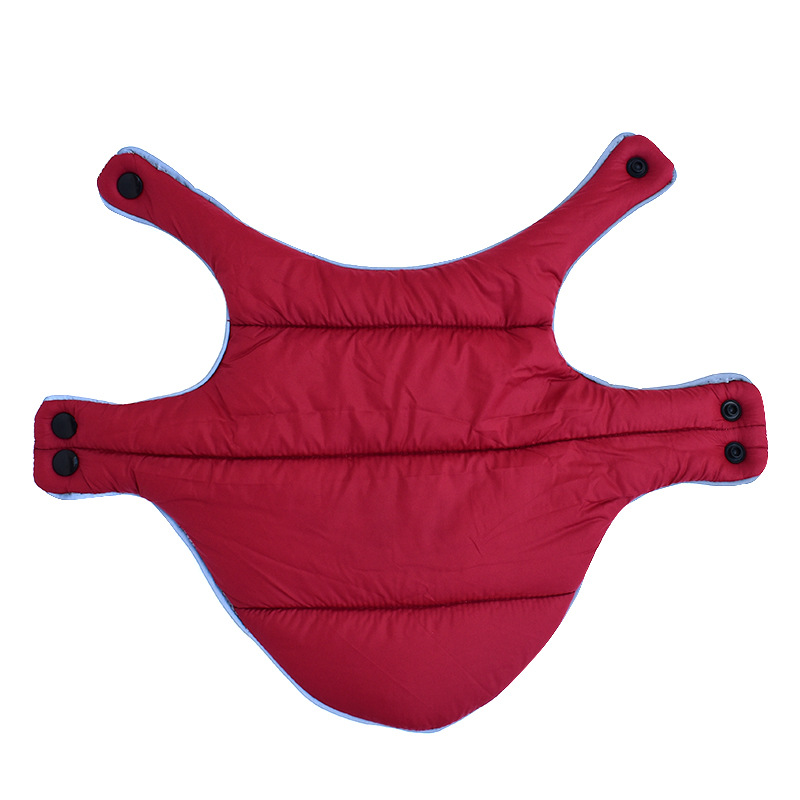 Zoom extérieur sur la doudoune Glacera pour chien, tissu imperméable et fermeture pratique