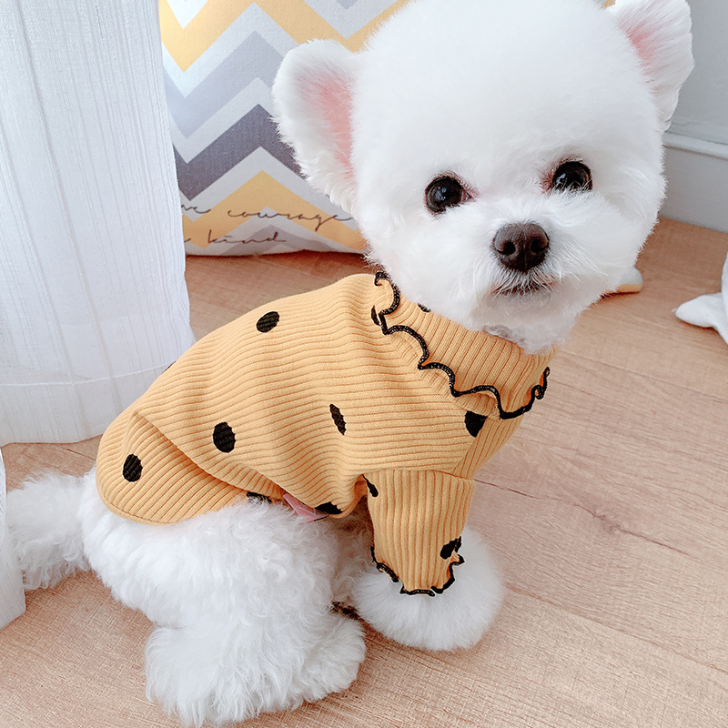 Pull Pearly pour chien, en maille douce et élégante
