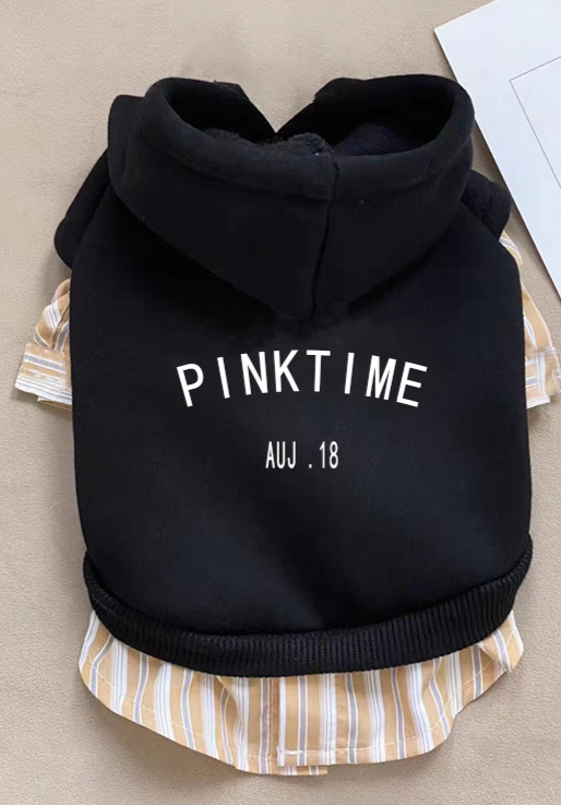 Zoom sur le Sweat Color Time pour chien, motifs colorés et tissu doux